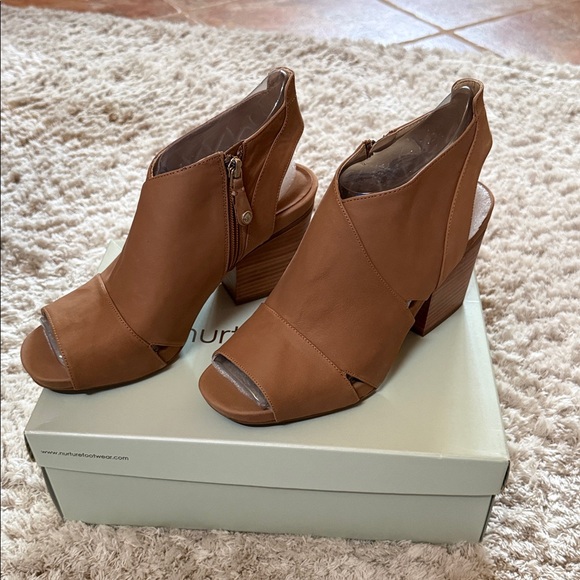 Nurture by Lamaze Women's Brown Peep-Toe Heel - Picture 4 of 6